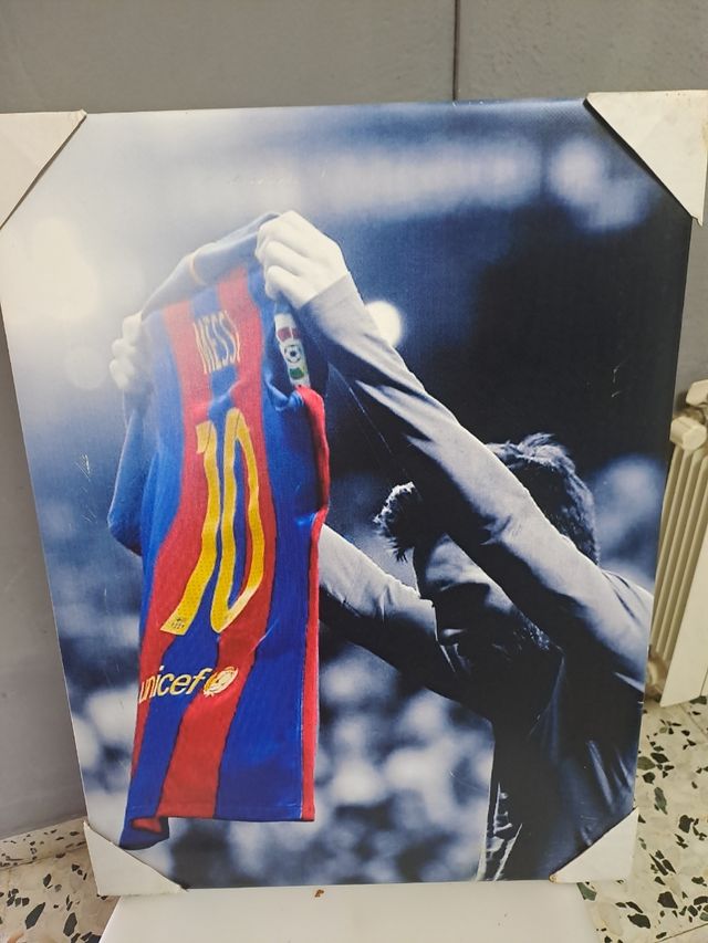 Cuadro Messi Barça para colecimista