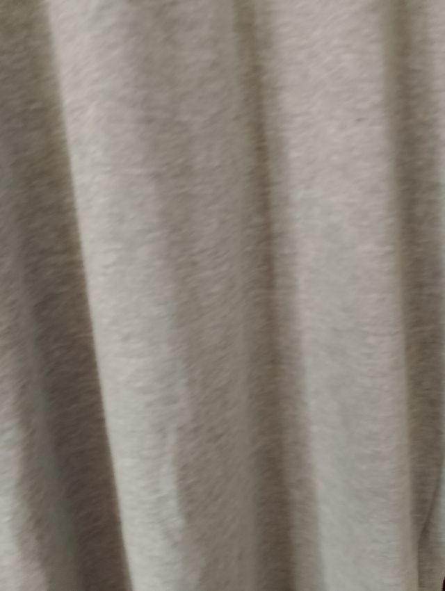 Vestito grigio in cotone lunghezza dalla spalla 98