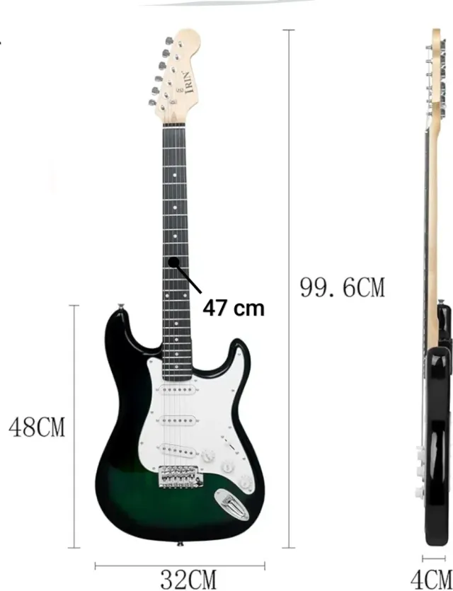 Guitarra eléctrica Tenson con funda