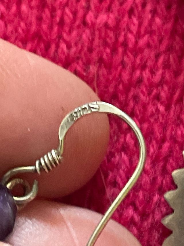 Orecchini Ametista Argento 925