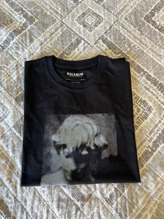 Camiseta Pull&Bear Negra - Talla M