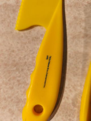 3 Coltelli in plastica- Gialli