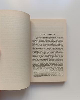 Comentarios de la guerra de las Galias.