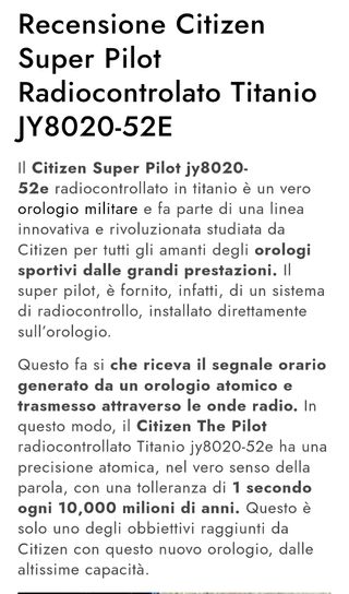 Citizen Eco-Drive Super Pilot Titanium