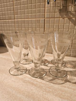 6 Bicchieri Crodino Vintage