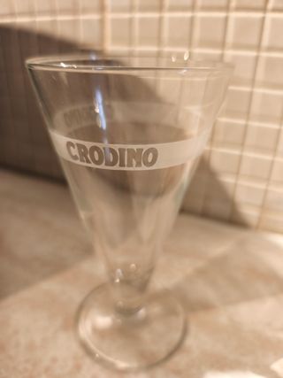 6 Bicchieri Crodino Vintage