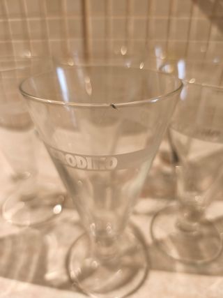 6 Bicchieri Crodino Vintage