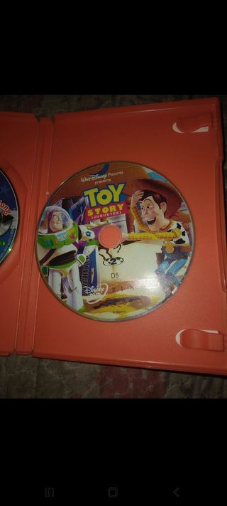 Películas DVD 1 y 2 toy story 2