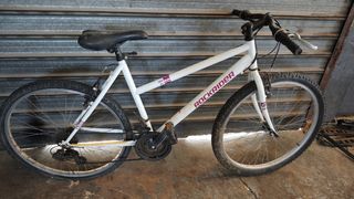 Bicicleta Rockrien buen estado der blanca