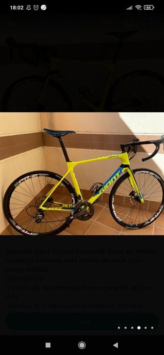 Bicicleta Giant TCR carbono