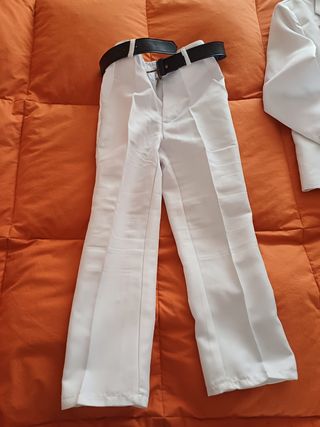 Traje niño blanco