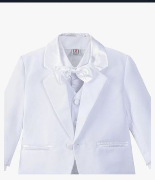 Traje niño blanco