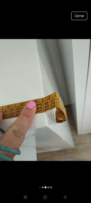 Cómoda 4 cajones - Blanco/Beige