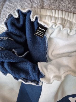 Chándal bicolor azul y blanco