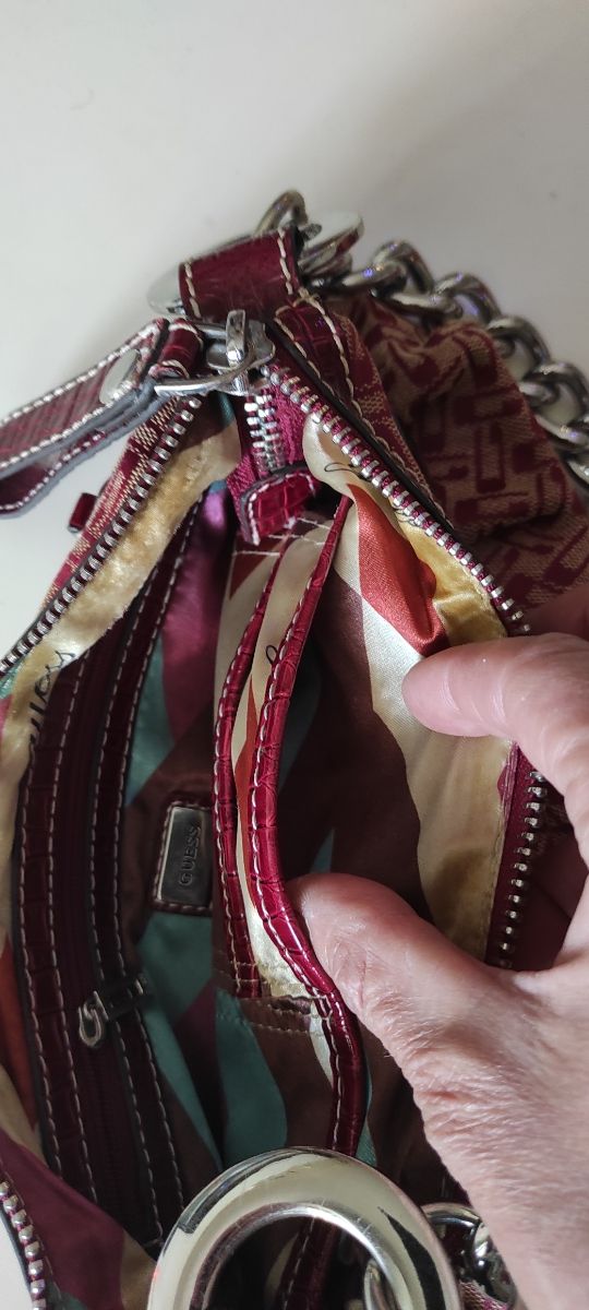 Mini borsa Guess rossa