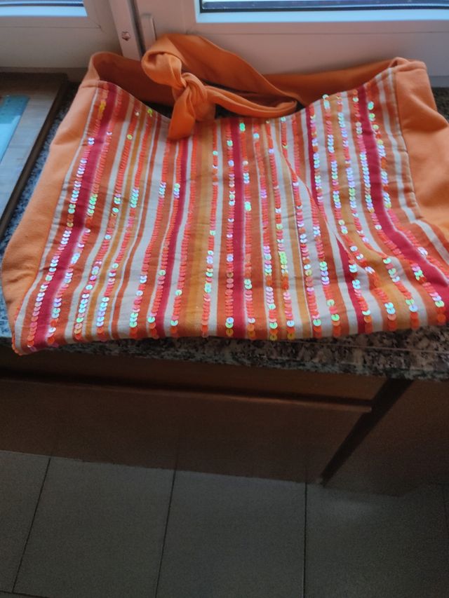 Borsa estiva arancione