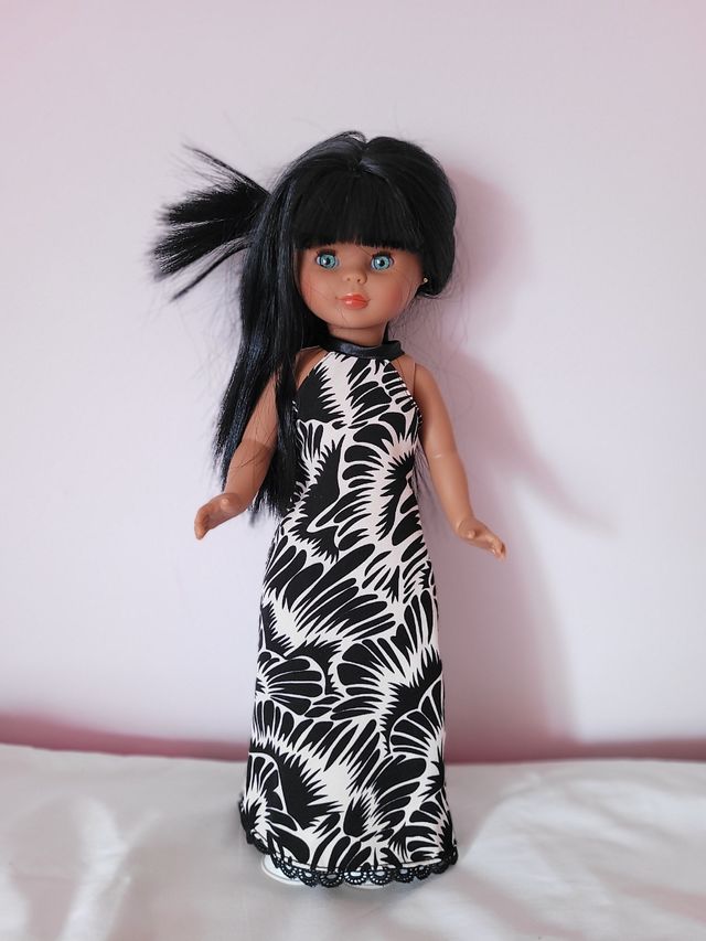 Vestido Nancy Blanco y Negro