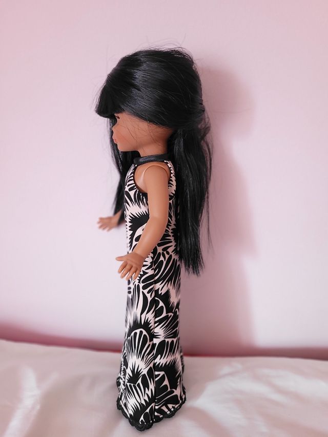 Vestido Nancy Blanco y Negro