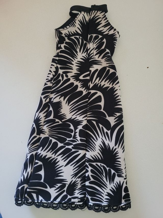 Vestido Nancy Blanco y Negro