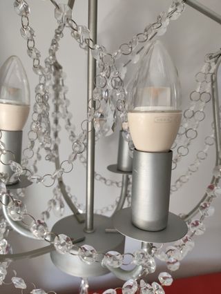 Lámpara IKEA Kristaller 3 brazos