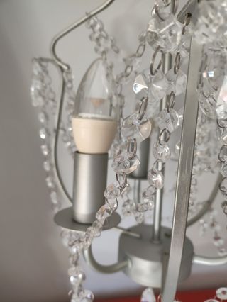 Lámpara IKEA Kristaller 3 brazos