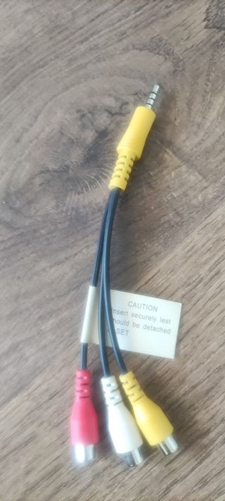 Cable RCA-minijack Audio/Video