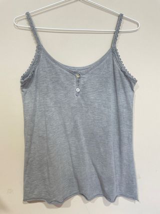 Camiseta gris Natura - Tirantes