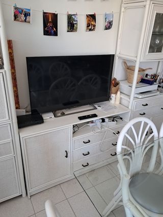 Muebles Comedor mimbre blanco