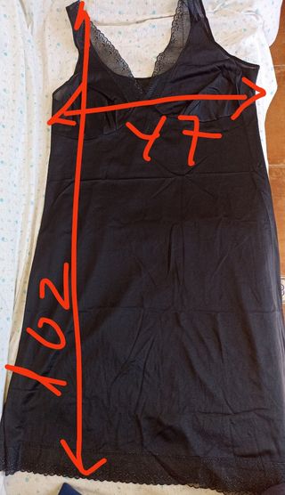 Enaguas negra talla 46