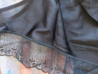 Enaguas negra talla 46