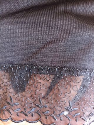 Enaguas negra talla 46