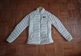 Piumino Patagonia bianco panna donna