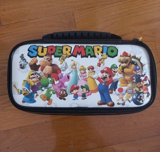 Nintendo Switch Azul-Rojo Con funda 