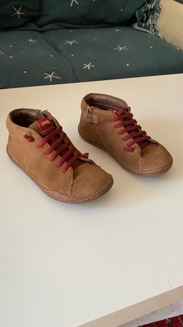 Botas Camper niños ante marrón talla 29