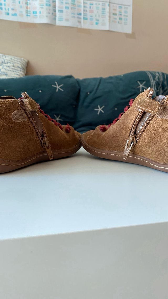 Botas Camper niños ante marrón talla 29