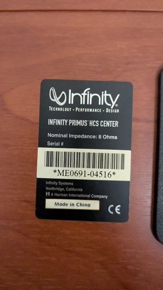 Infinity Altavoz central