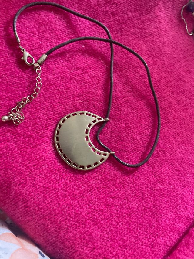 Collana etnica | Ciondolo lunare