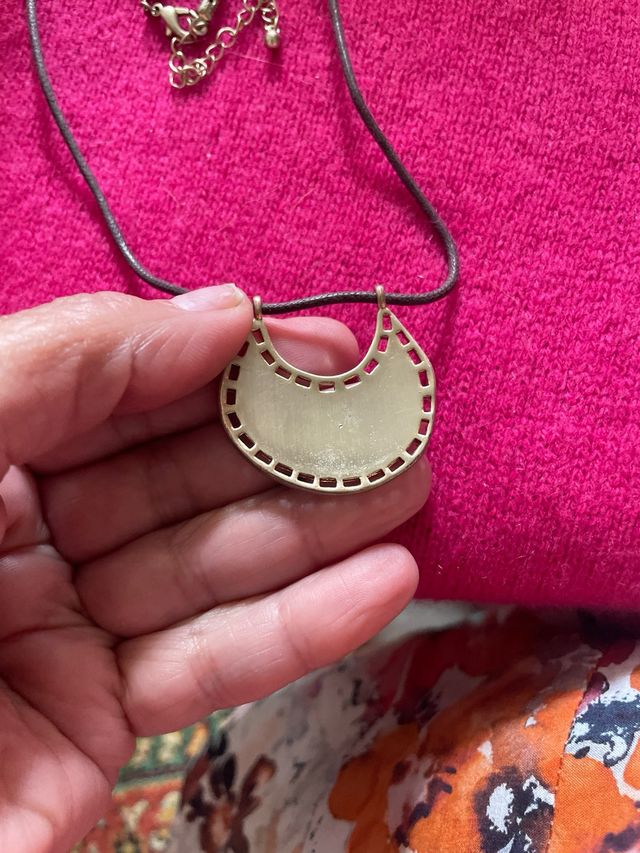 Collana etnica | Ciondolo lunare