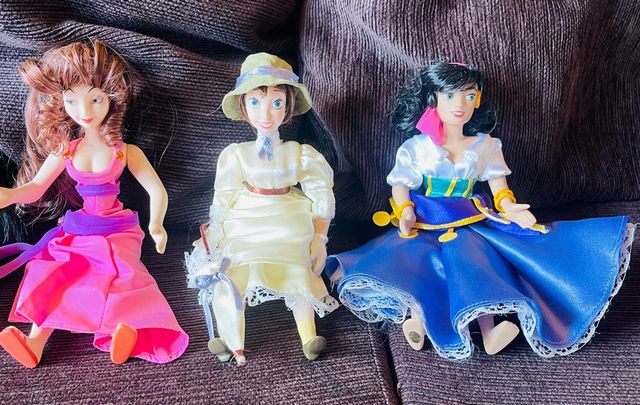 Muñecas Disney: Blancanieves, Jasmín, etc.