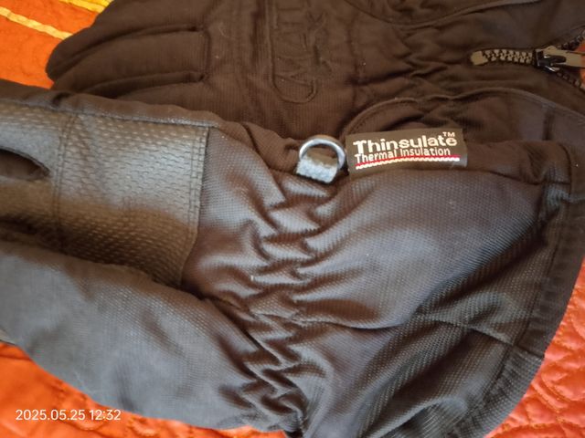 Guantes nieve Thinsulate negros