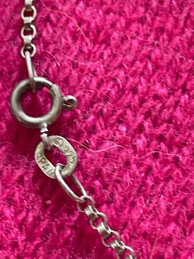 Collana Argento mano di fatima  Turchese