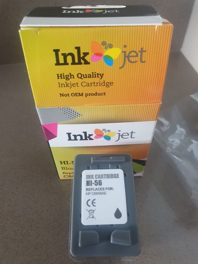 Cartucho HP-56 Aberto mas não utilizado