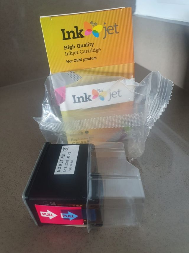 Cartucho HP-56 Aberto mas não utilizado