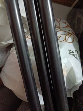 RACKA - Barra Cortina Negra 210-385cm