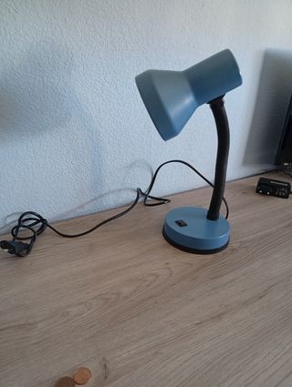 Flexo escritorio azul