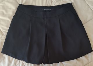 Falda pantalón Zara negra - talla 38