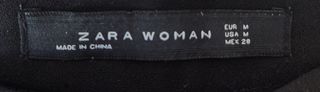 Falda pantalón Zara negra - talla 38