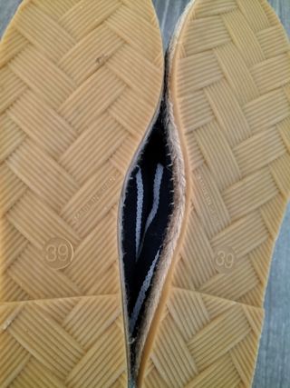 Alpargatas Vidorreta azul y blanco