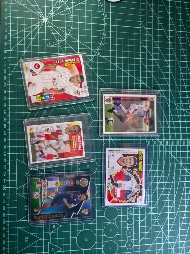 Adesivi Jesús Navas: 4 carte