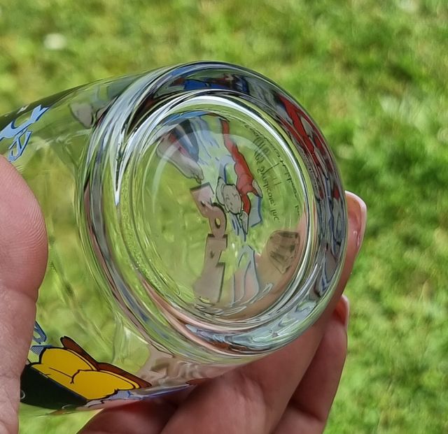 Bicchiere vintage nutella Popeye Olivia